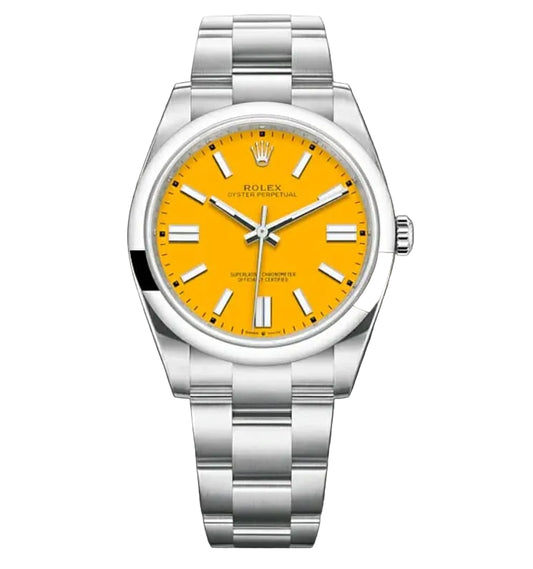 Rolex Oyster Perpetual – Cadran Jaune