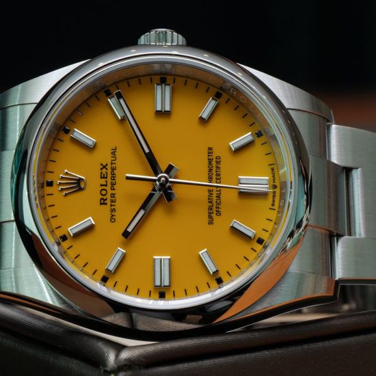 Rolex Oyster Perpetual – Cadran Jaune