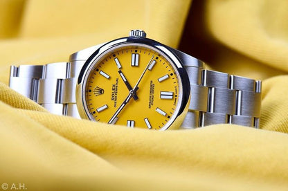 Rolex Oyster Perpetual – Cadran Jaune